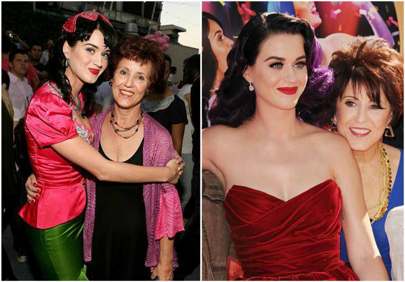 katy parry con la madre mary hudson