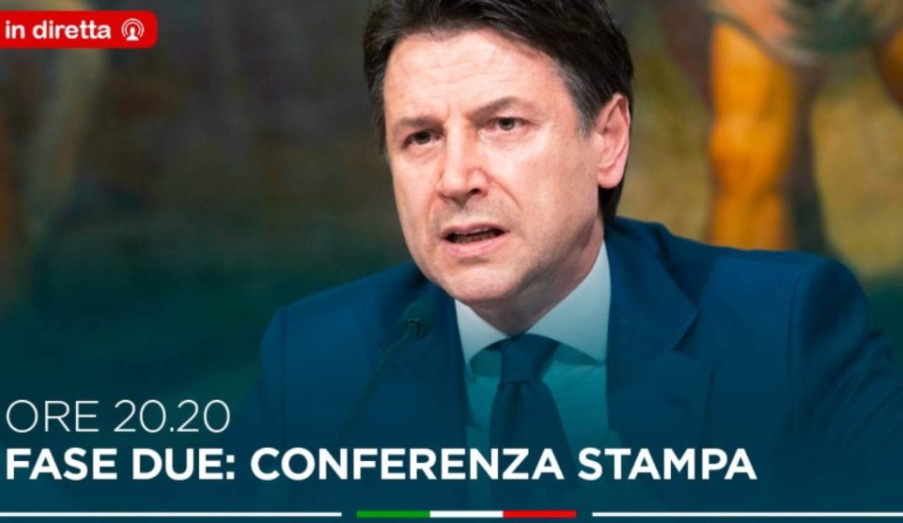 conferenza stampa Conte diretta