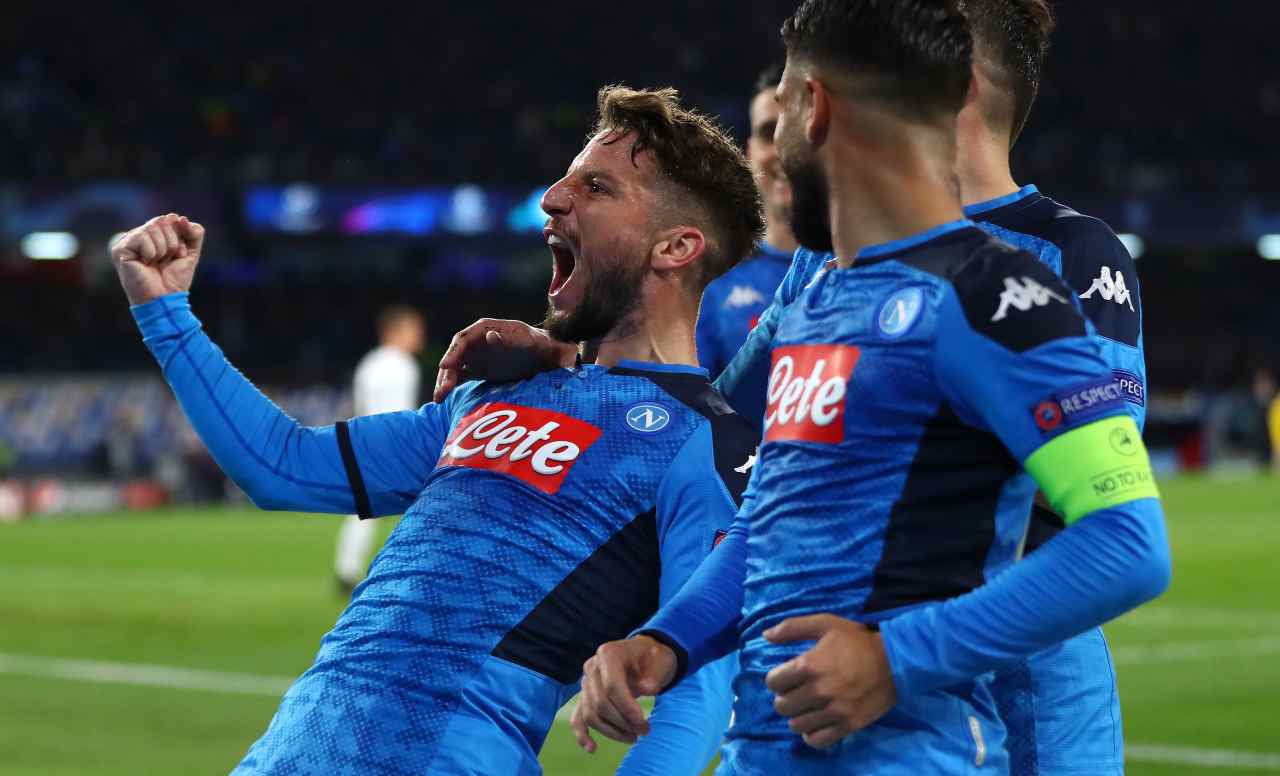 Mertens rinnovo Napoli calciomercato Inter