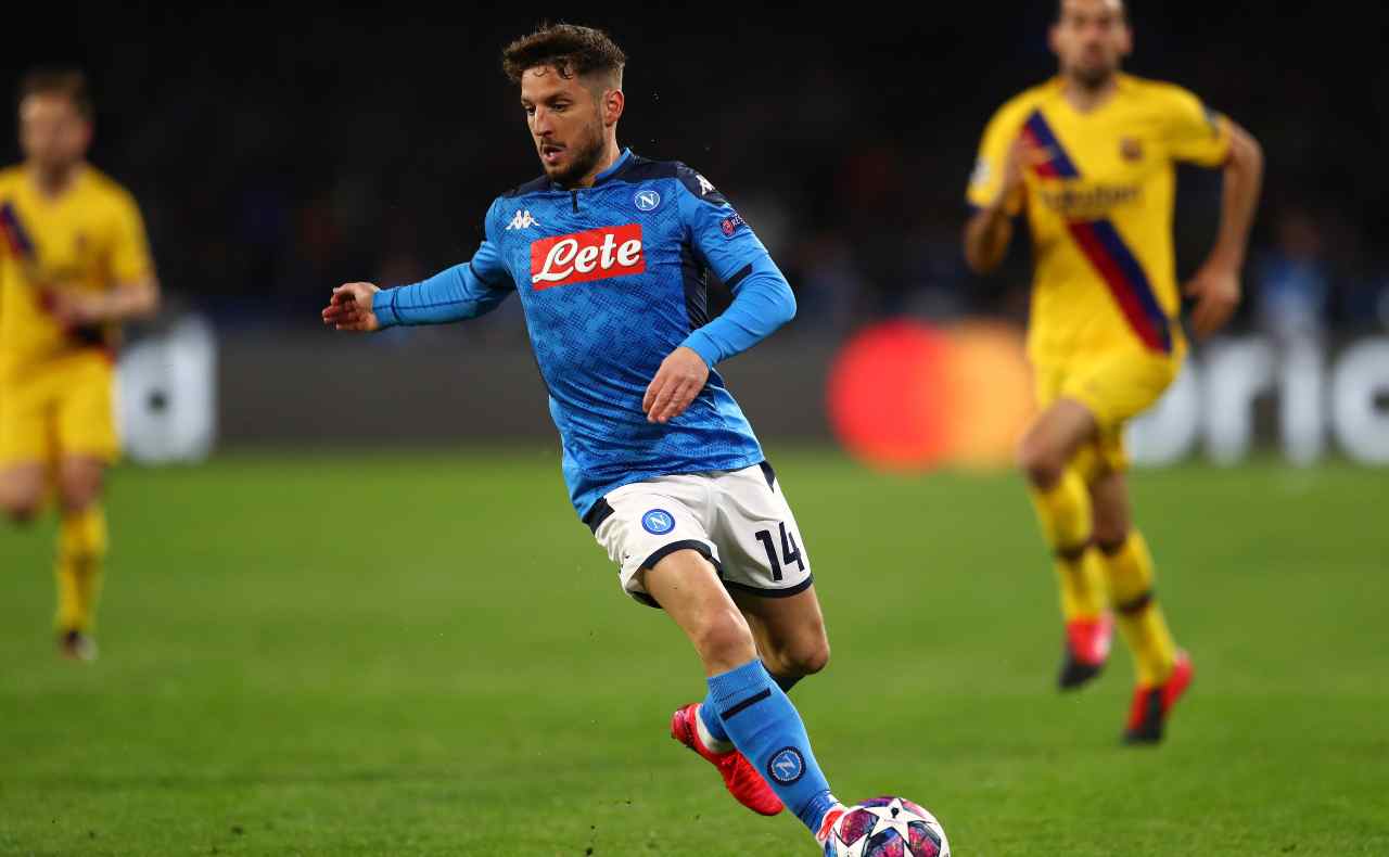 Mertens rinnovo Napoli calciomercato Inter