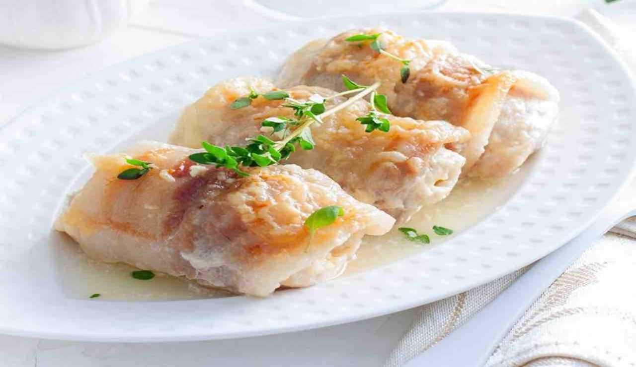 Involtini di pollo ripieni ricetta