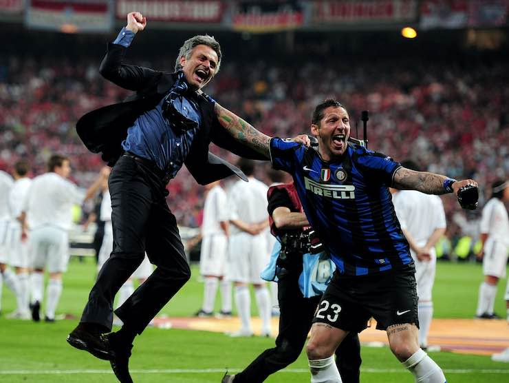 mourinho materazzi inter triplete