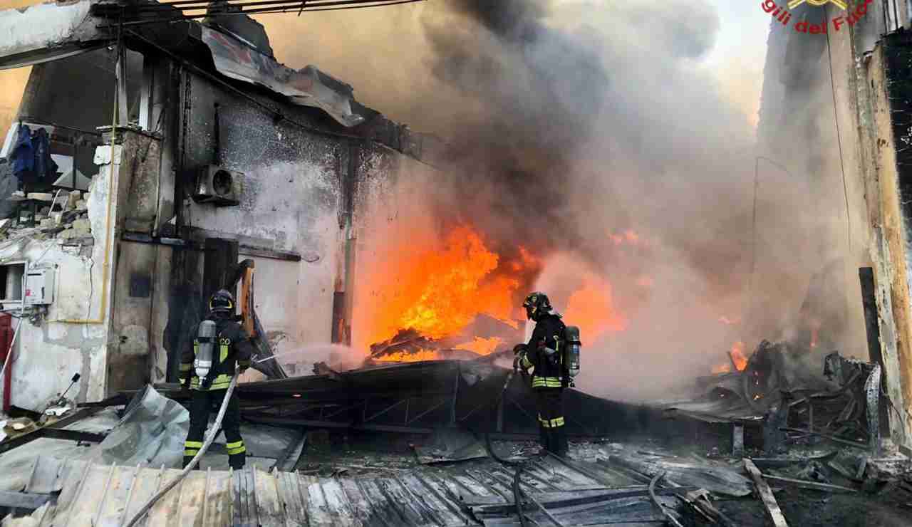 Ottaviano Incendio