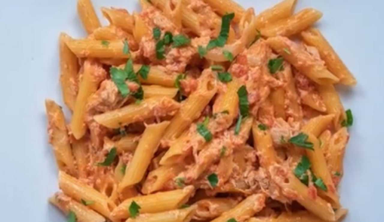 Penne al baffo la ricetta con