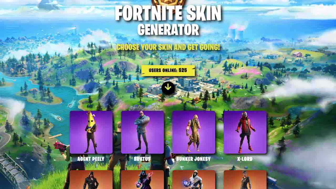 truffa fortnite skin generator