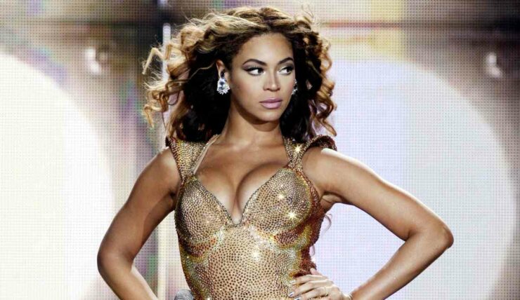 Beyonce, durante un concerto