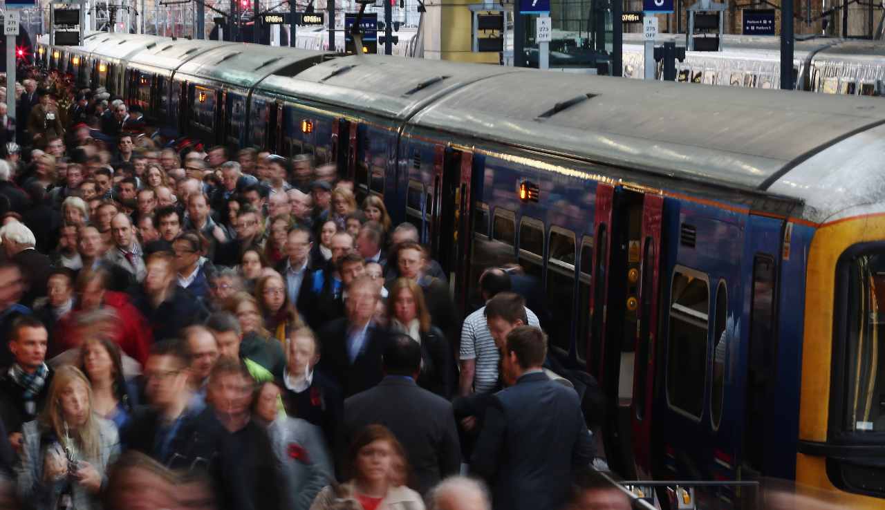 Distanziamento sui treni