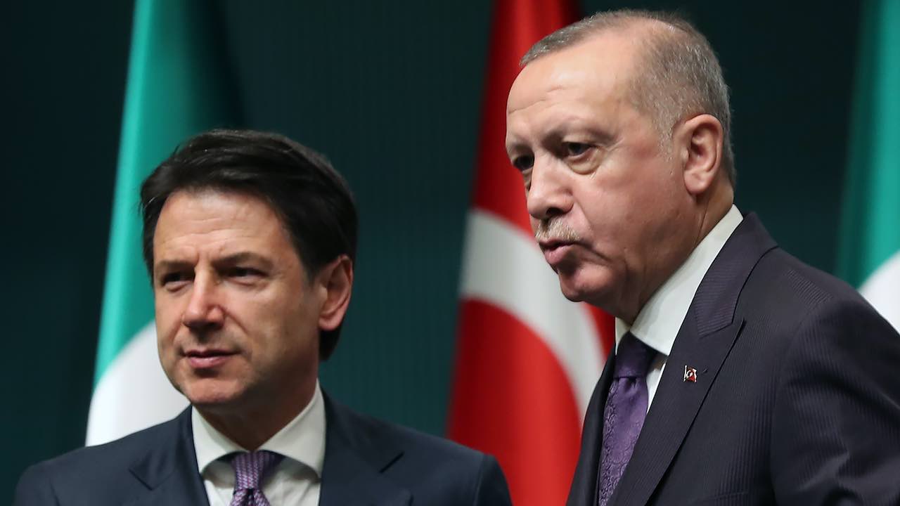 Recep Tayyip Erdogan Giuseppe Conte