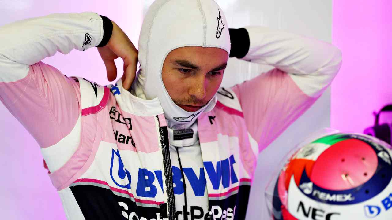 F1, Sergio Perez in isolamento: tampone non negativo