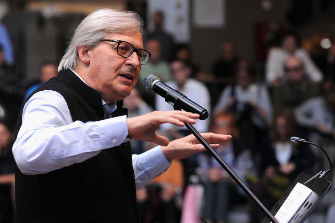 sgarbi festival venezia mascherina