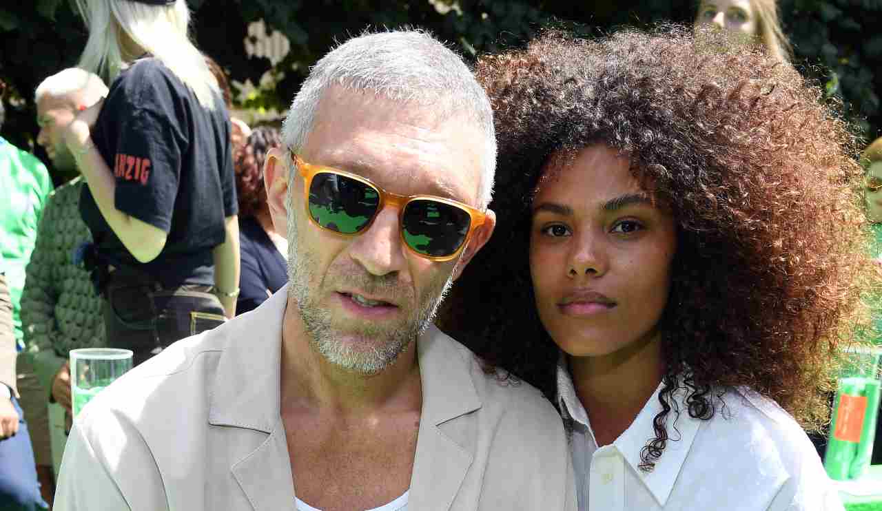 Vincent Cassel con la moglie Tina Kunakey