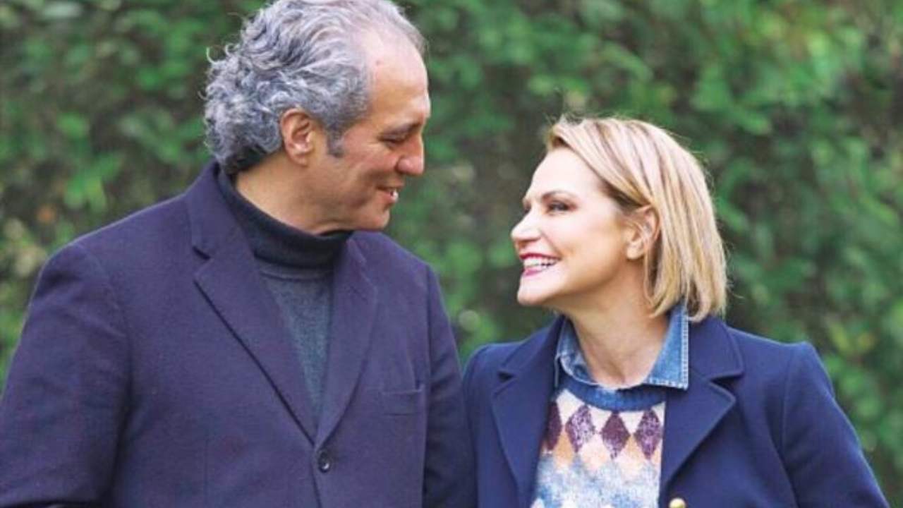 Giovanni Terzi e Simona Ventura sorridenti