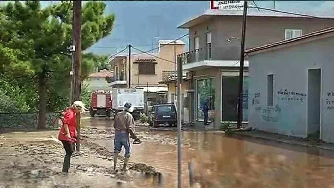grecia alluvione