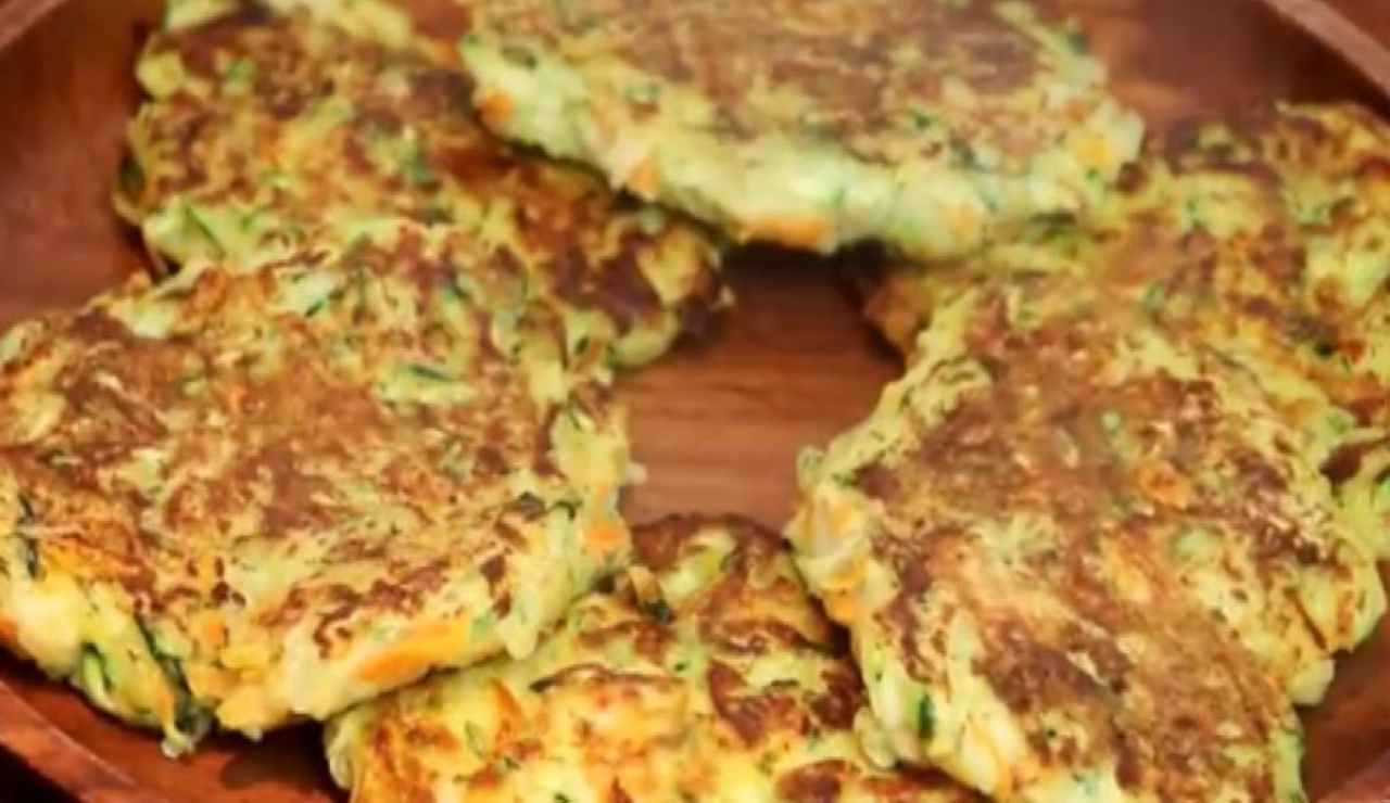 Pancake salati di verdure ricetta