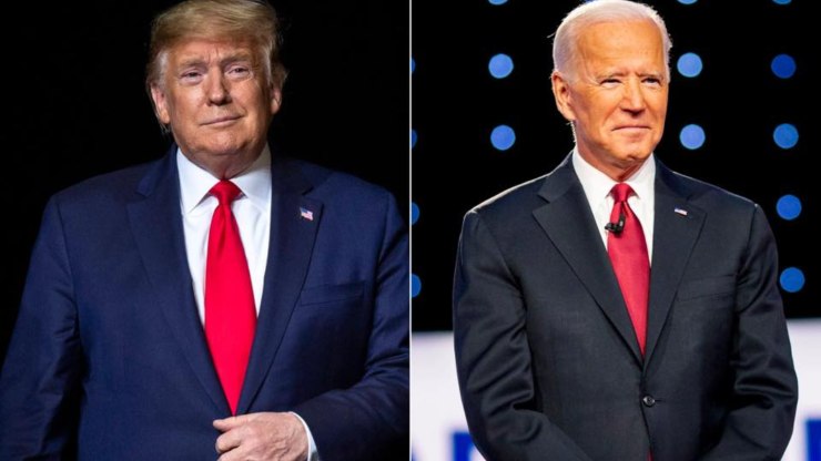 trump biden scontro tv