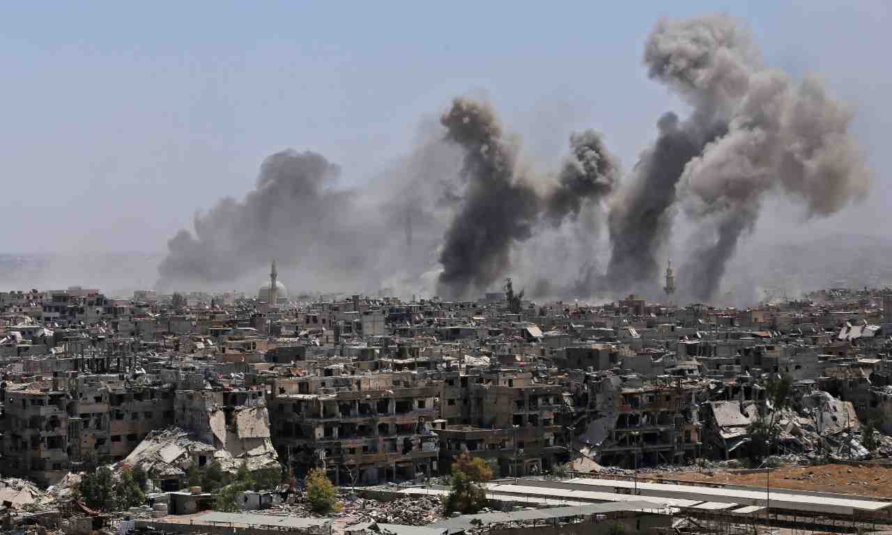 bombardamento israele siria