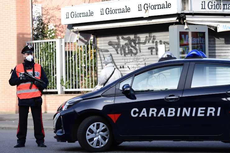 Carabinieri aggredito sparano Roma