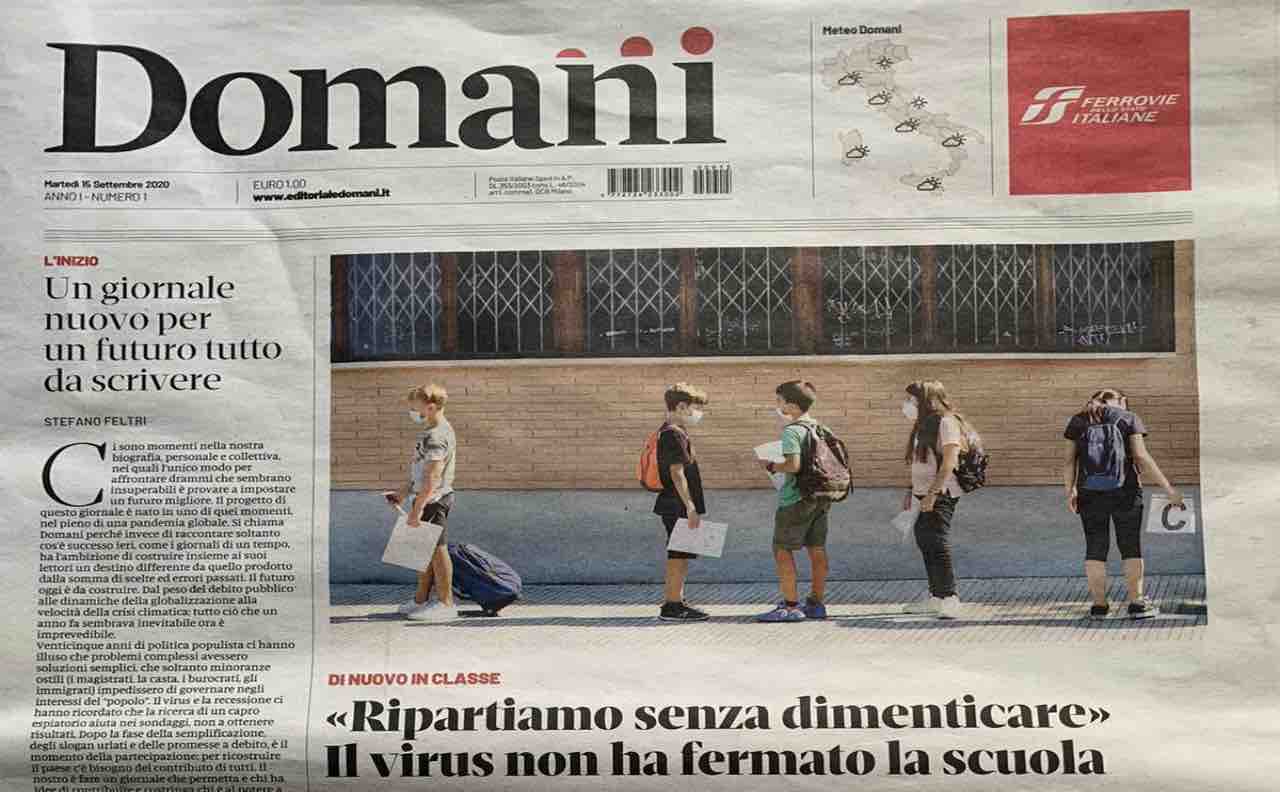 domani feltri reazioni social