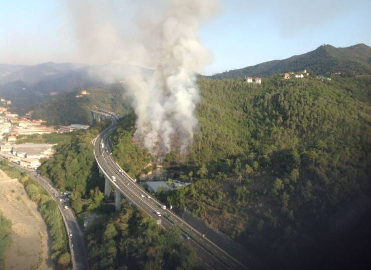 incendio Liguria