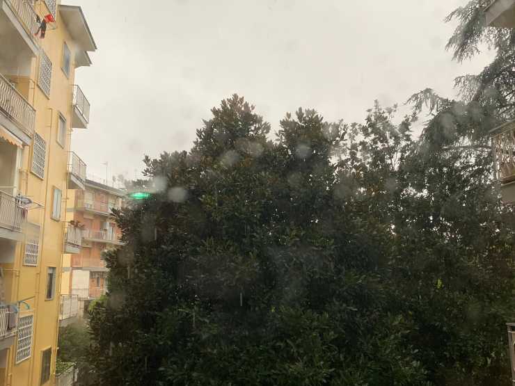 Napoli-Genoa pioggia