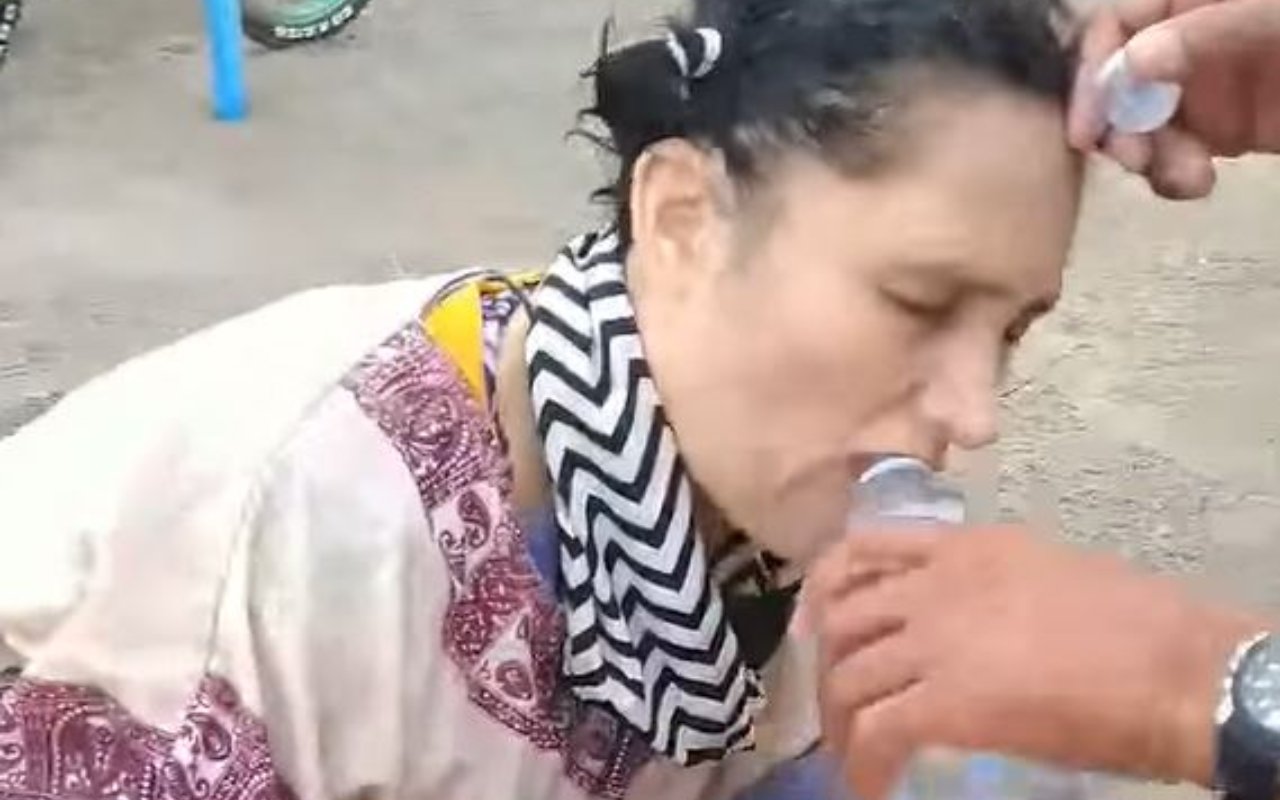 donna ritrovata in mare