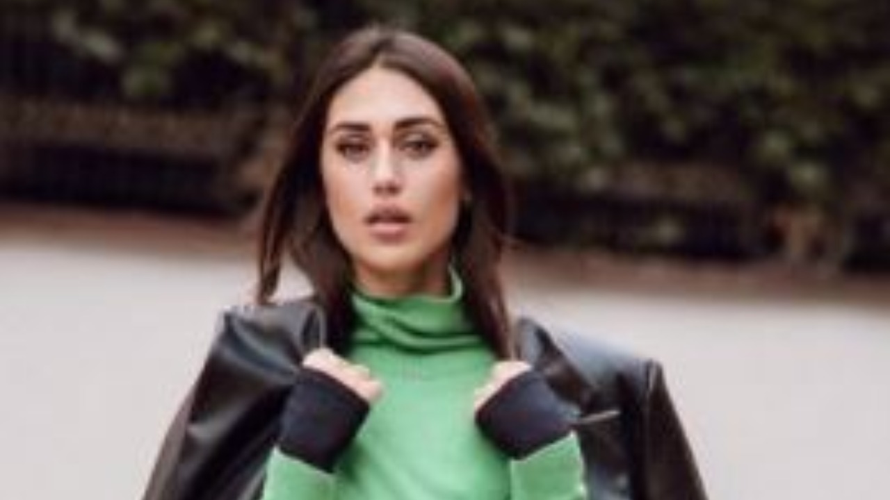 Cecilia Rodriguez vestita di verde