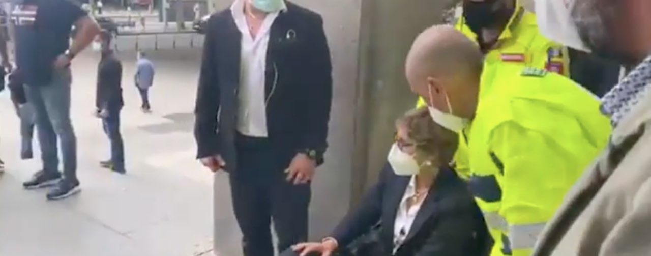 Giulia Bongiorno carrozzina