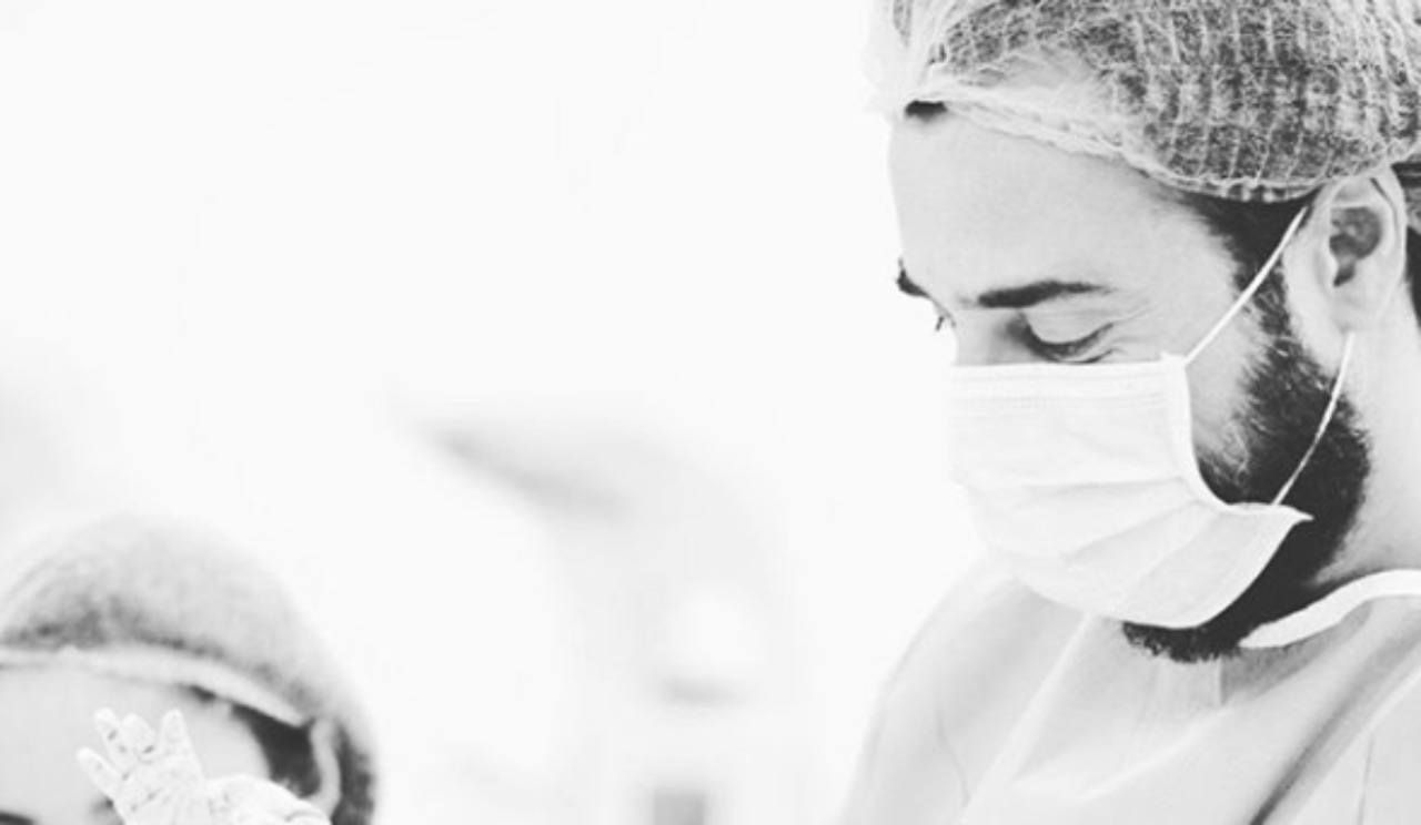 bambino mascherina foto