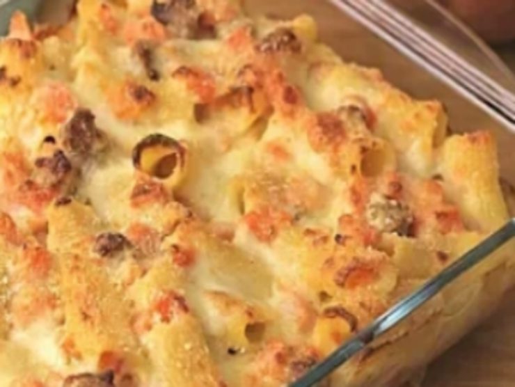 pasta al forno zucca