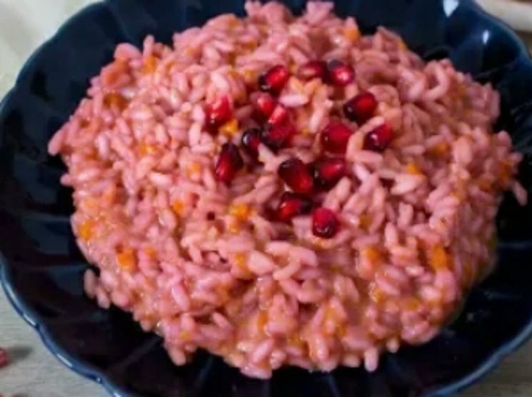 risotto melograno ricetta veloce