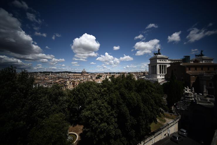 Una veduta di Roma