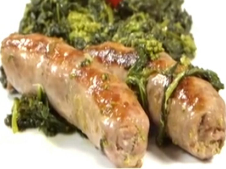 salsiccia e friarielli affogati