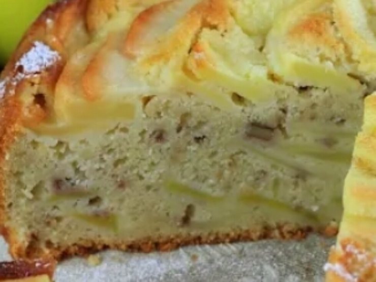 torta mele e noci