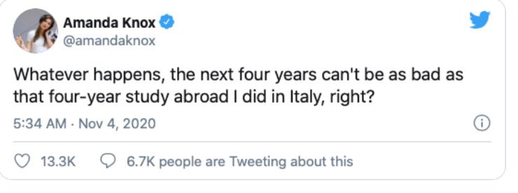 Amanda know tweet italia 