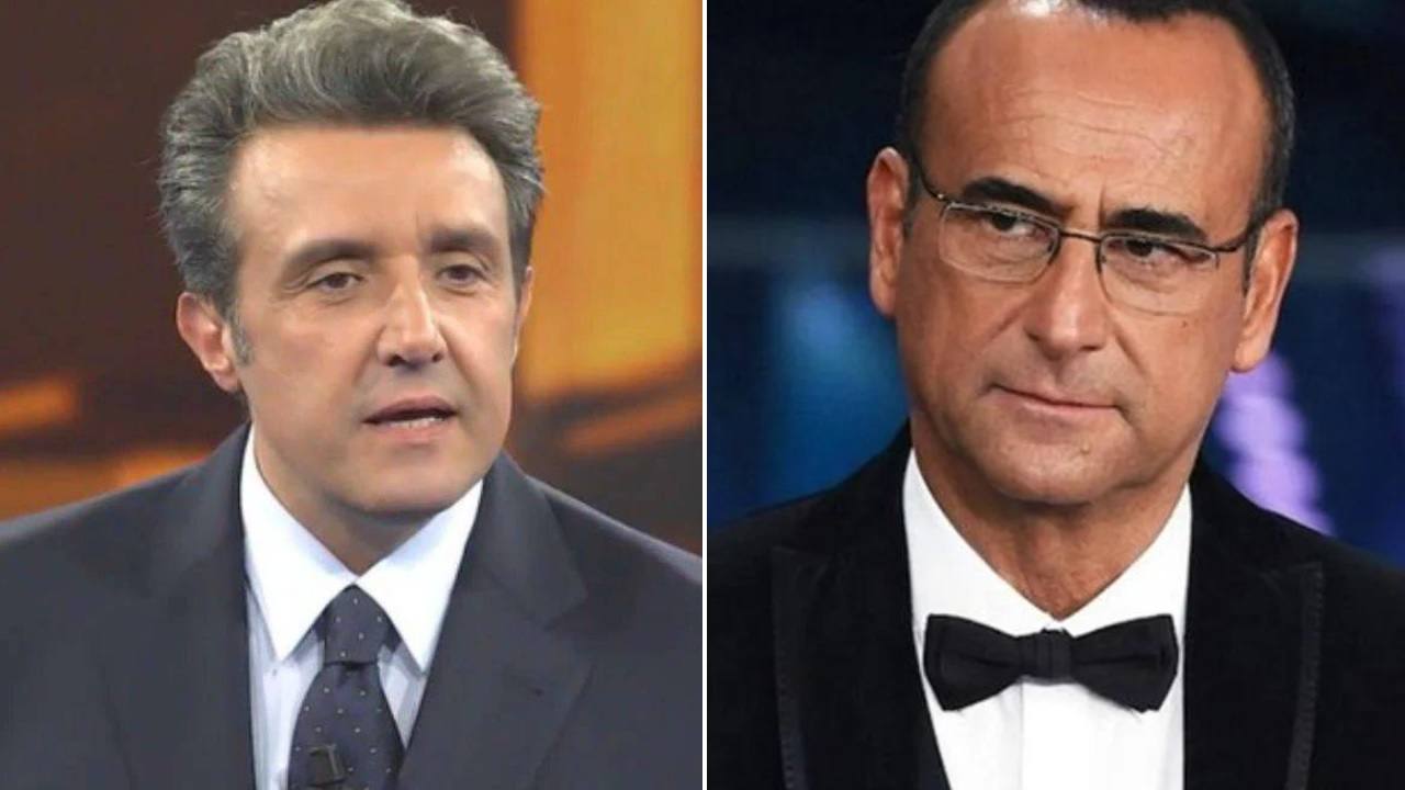 Flavio Insinna e Carlo Conti