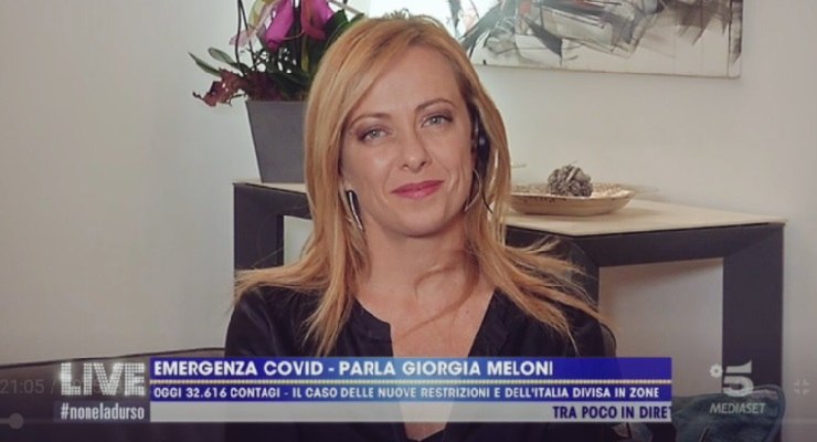 Live Giorgia Meloni