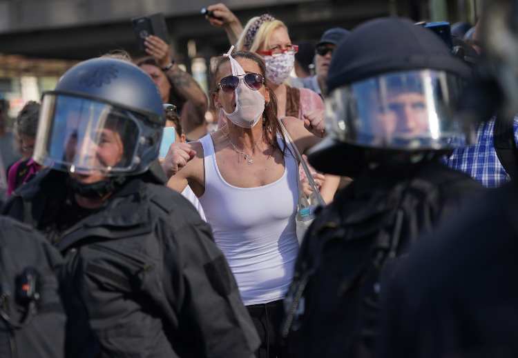 Proteste Covid (getty images)
