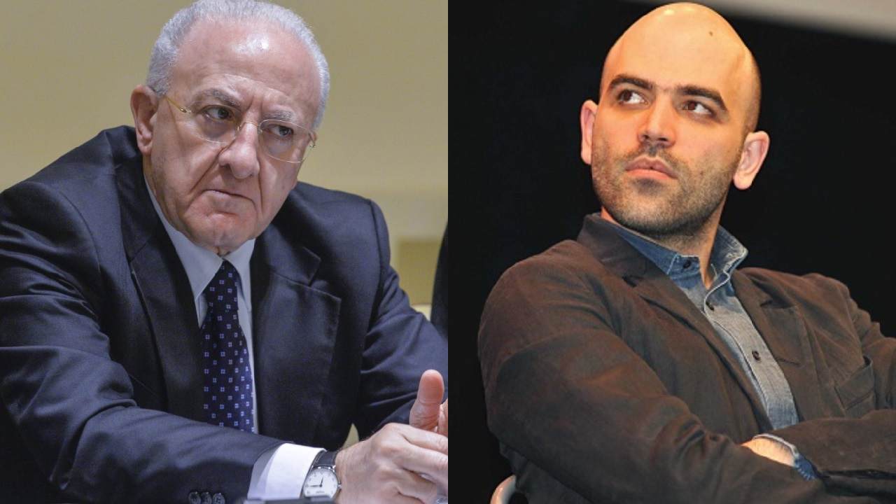 Roberto Saviano e De Luca