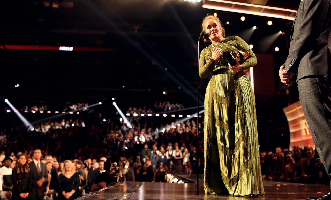 adele dieta Grammy premiazione