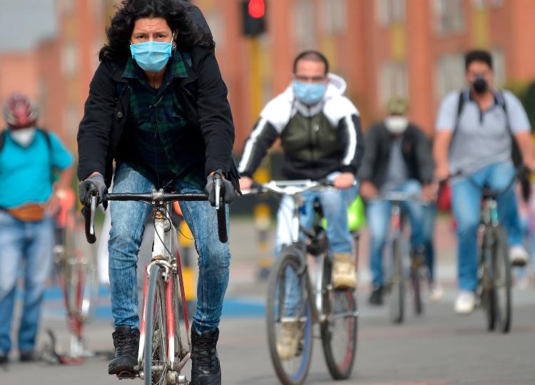 covid, bicicletta 