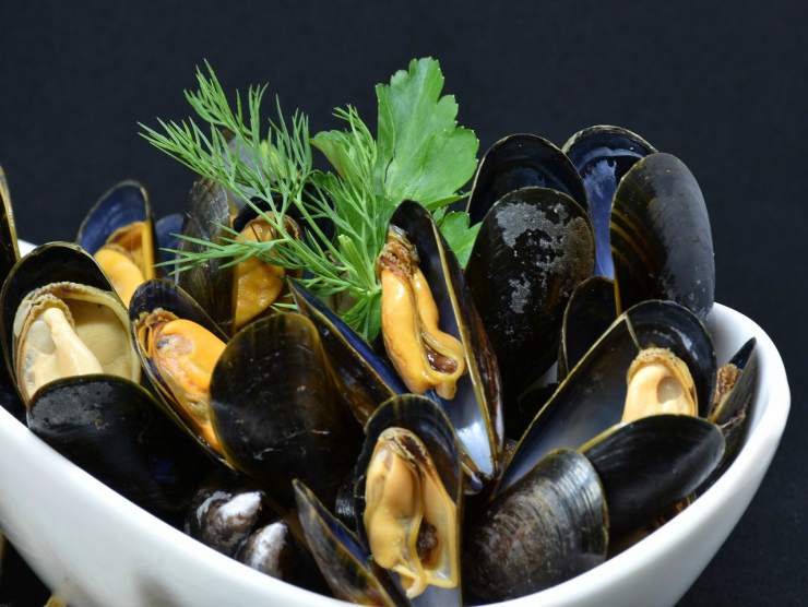 cozze per ricetta spaghetti