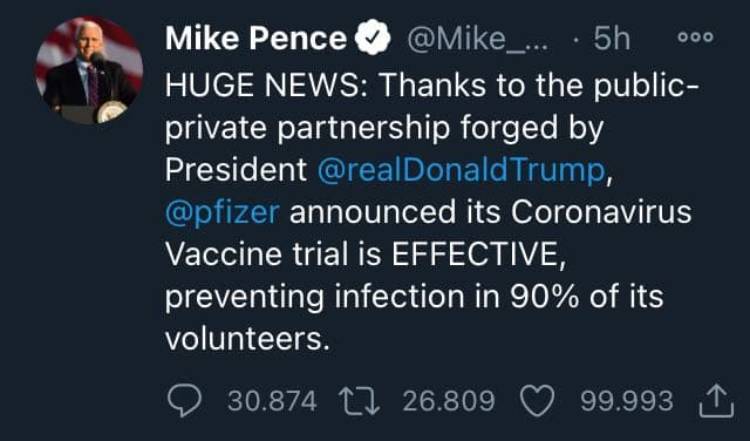 francesca donato mike pence vaccino pfizer gaffe