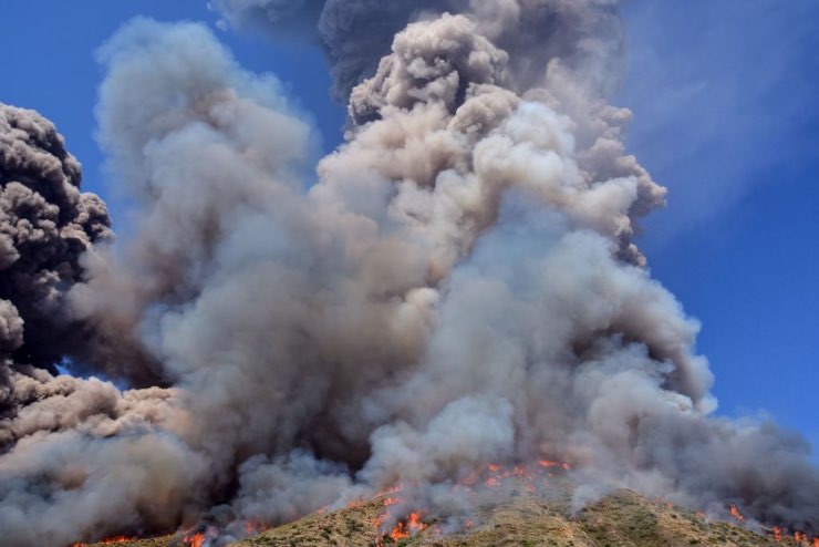 eruzione Stromboli vulcano