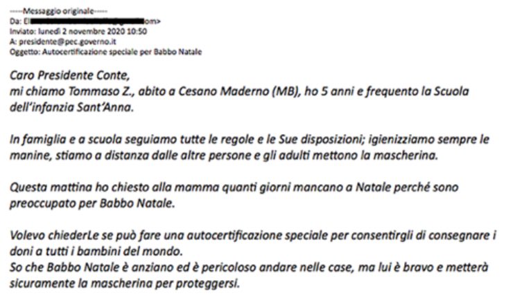 lettera conte Tommaso