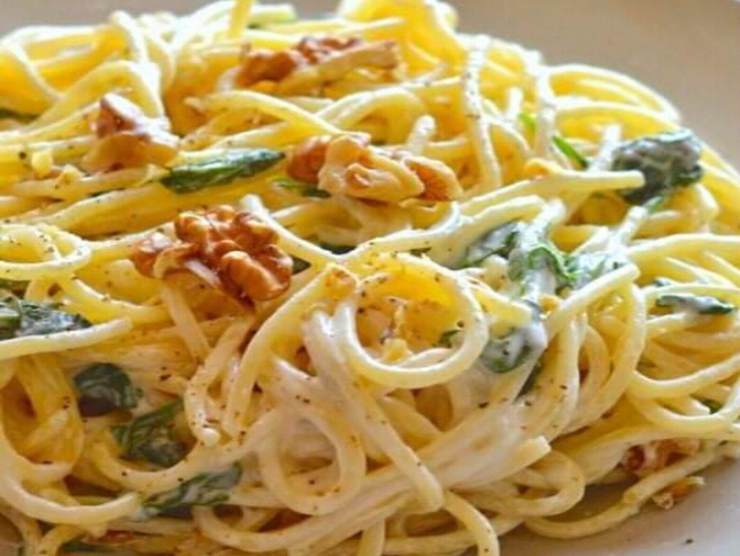 spaghetti noci e nocelle