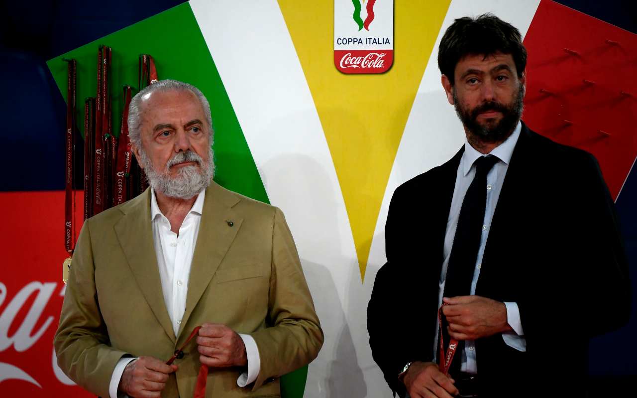 De Laurentiis Agnelli Juve Napoli