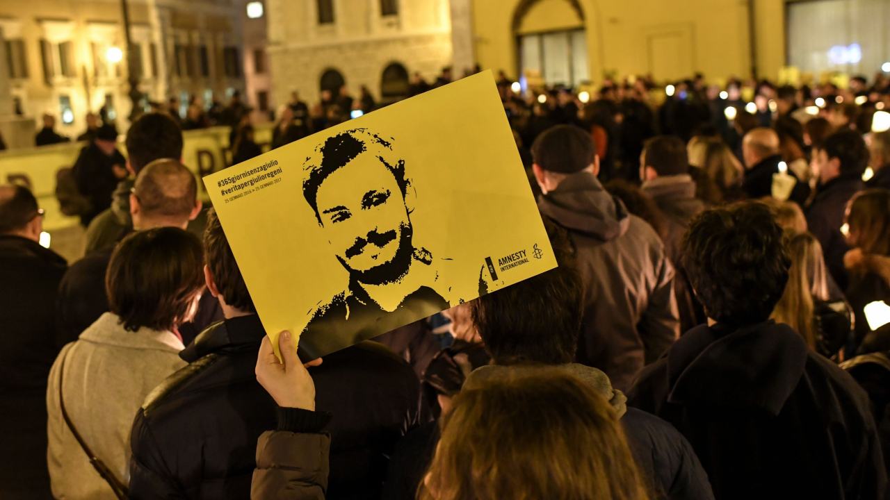 Manifestazione per Giuio Regeni