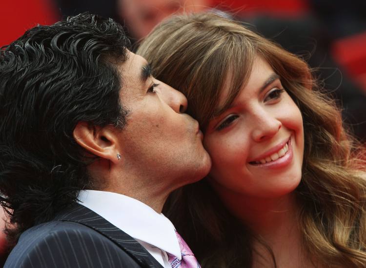 Maradona e Dalma (gettyimages)