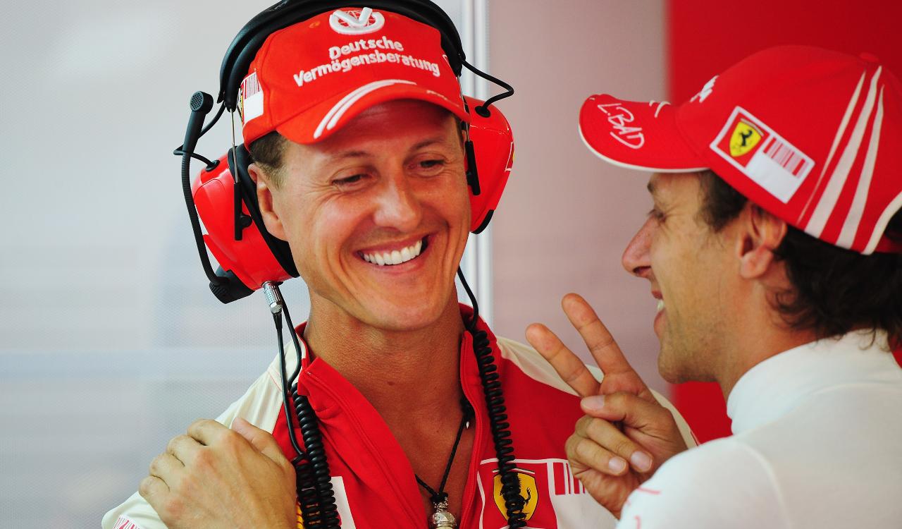 Michael Schumacher e Luca Badoer
