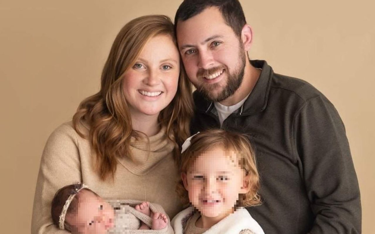 Molly Everette Gisbon insieme alla famiglia